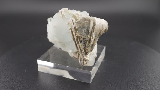 Aigue-Marine sur Muscovite – Skardu, Pakistan – Cristal Rare
